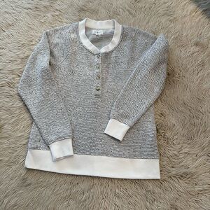 Lou and gray sweater